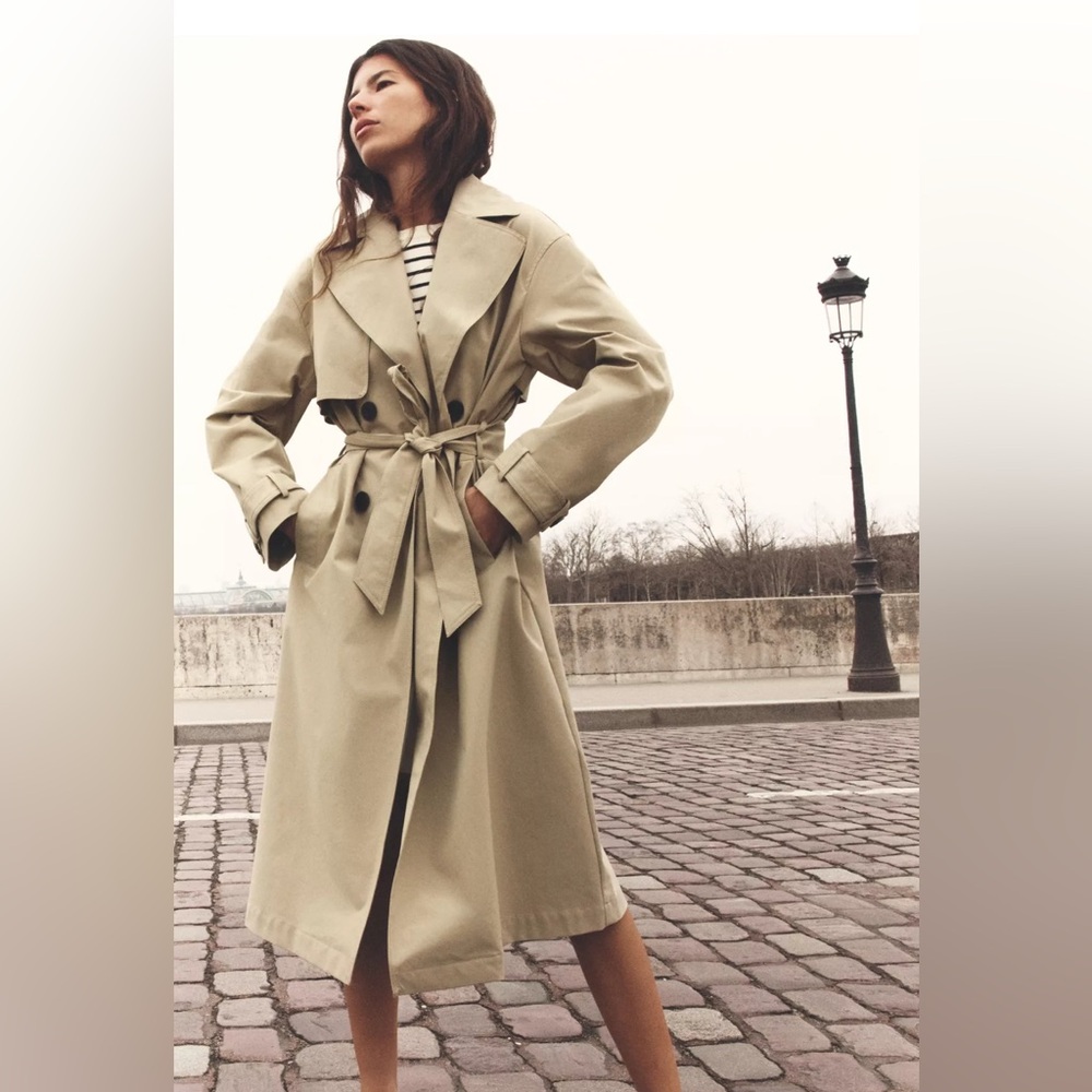 Zara Beige Trench Coat